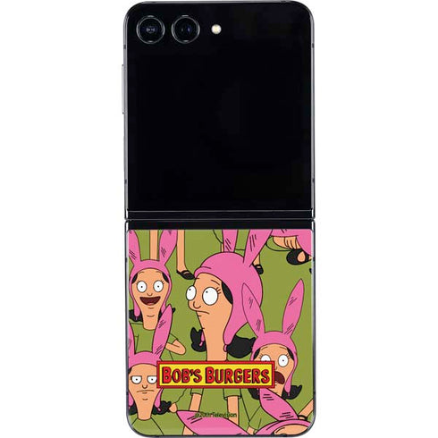 Bobs Burgers Louise Belcher Galaxy Z Flip5 5G Skin